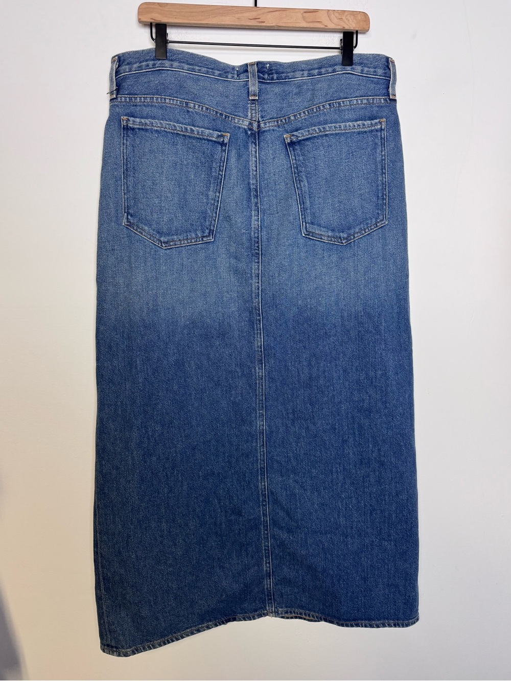AGOLDE leif denim maxi skirt in swing 30 - Picture 7 of 12